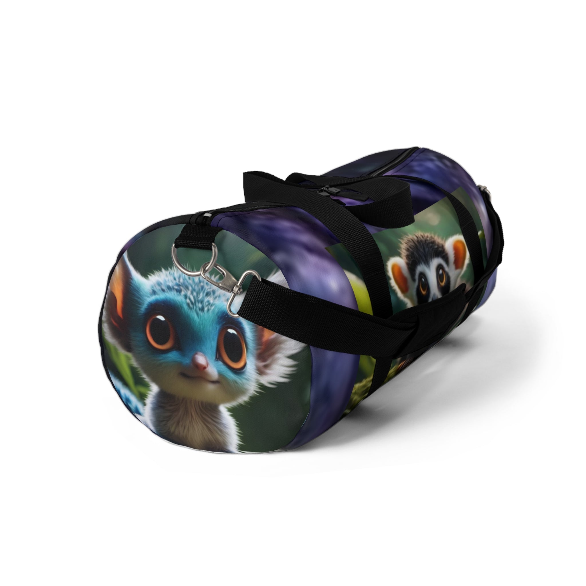 Galaxy Night & Four Animals  Duffel Bag – Cosmic Travel Gym Bag
