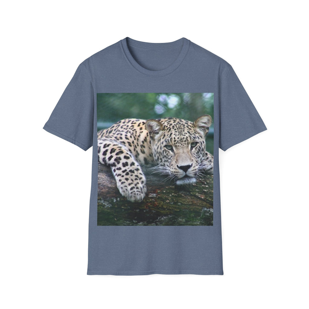 Leopard Gaze T-Shirt — Bold Wildlife Photo Tee