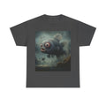 Surreal Big-Eyed Fish T-Shirt — Moody Underwater Art Tee