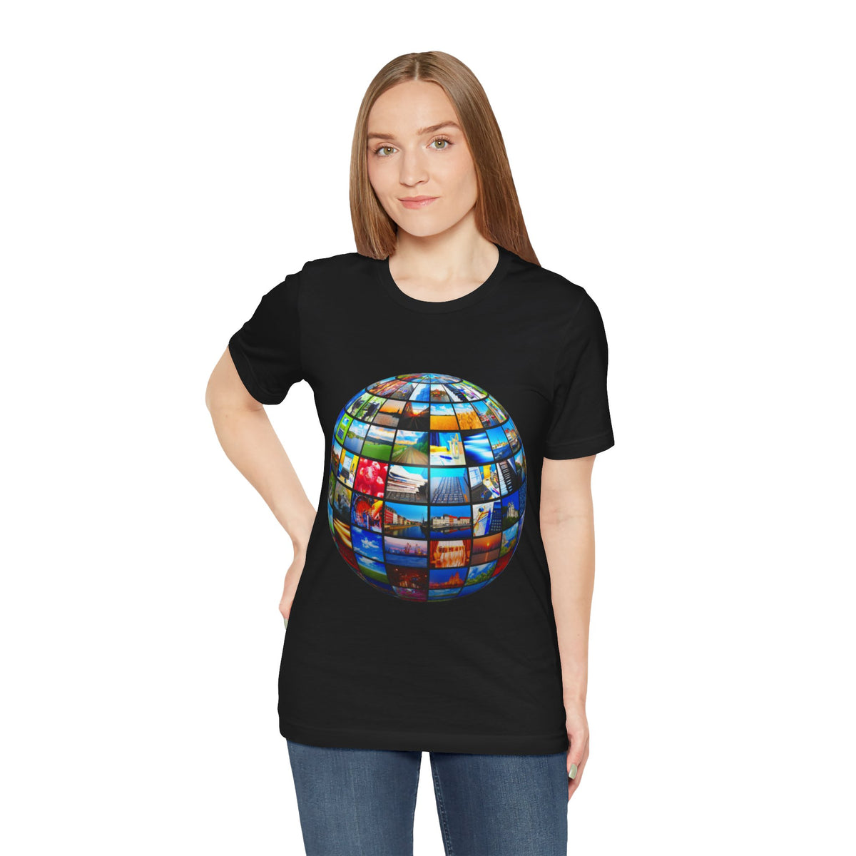 Global Travel Photography World Globe T-Shirt