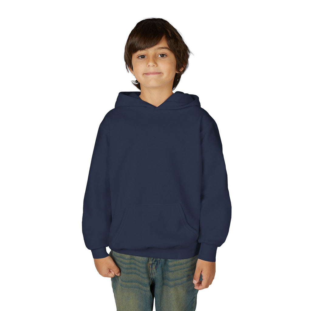 Youth Hoodie — Cute Alien in UFO Space Graphic