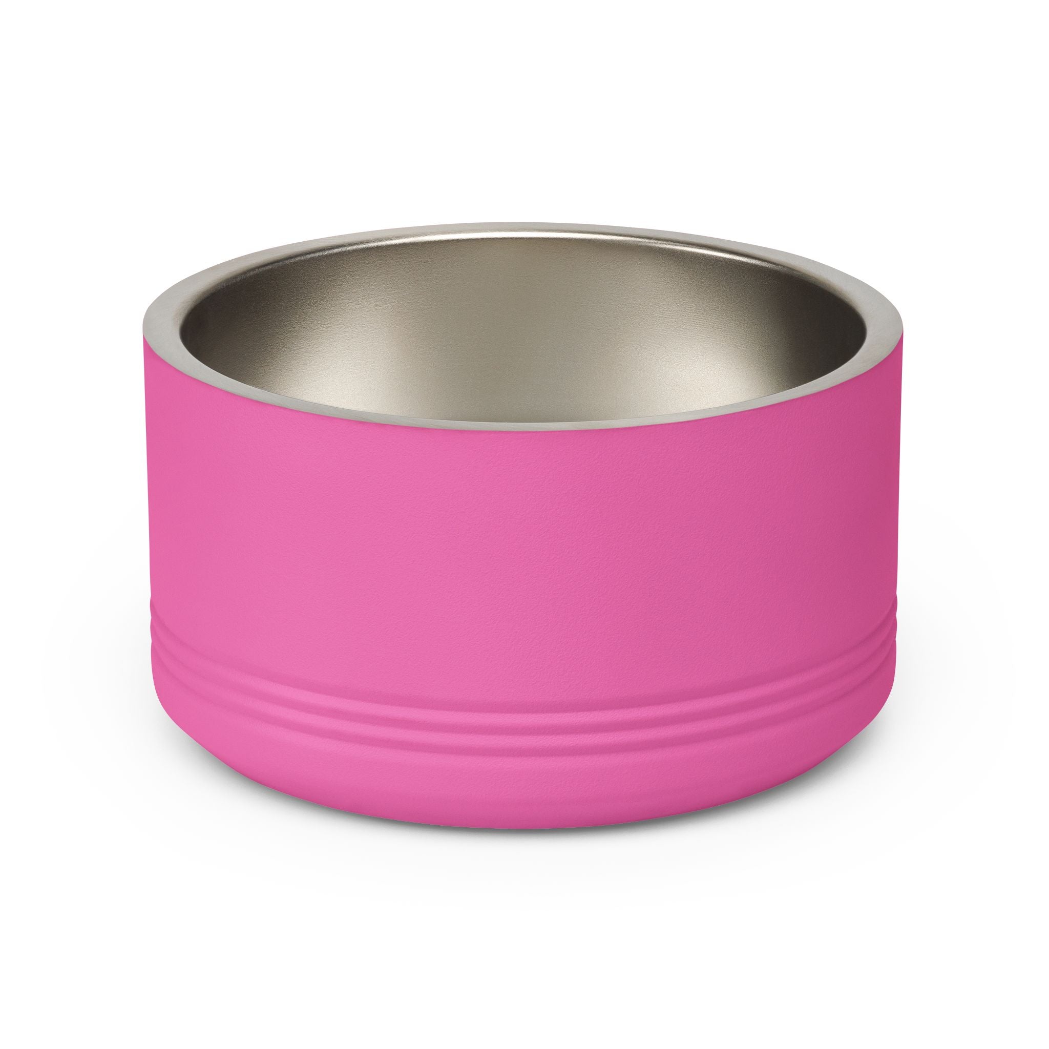 Cute Dog Face Stainless Steel Pet Bowl — 18 oz Cute Minimalist Dog Food & Water Dish