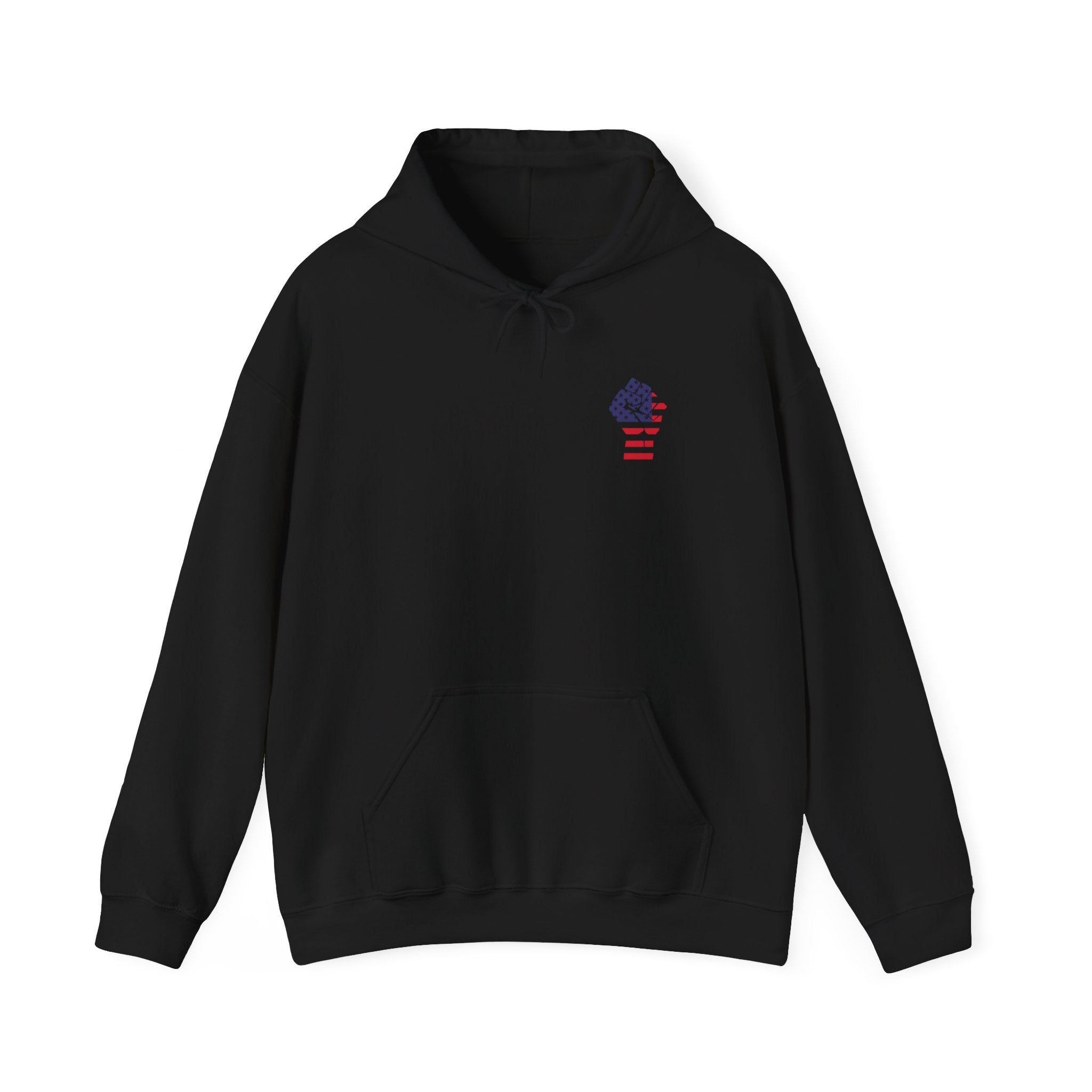 Hoodie — I'll stand beside You Silhouette of Person & Dog at Sunset Graphic Back Print