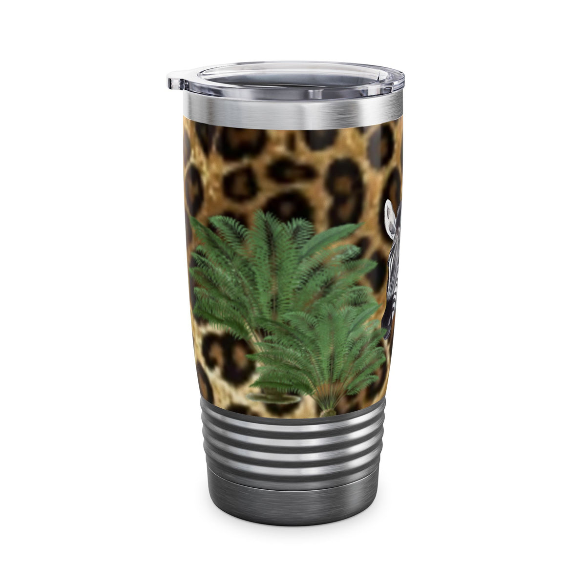 Zebra & Leopard Print 20oz Tumbler — Safari Animal Travel Mug