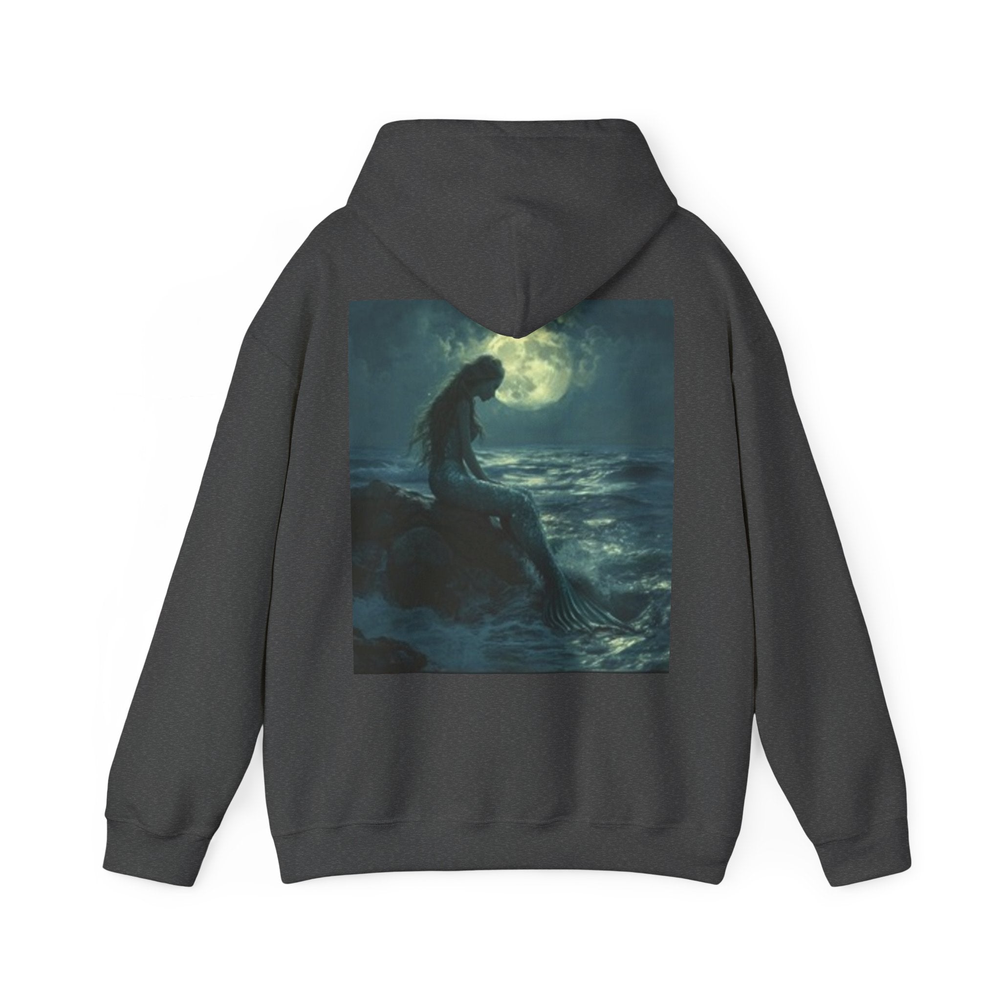 Mermaid Moonlight Hoodie — Mystical Ocean Art Pullover