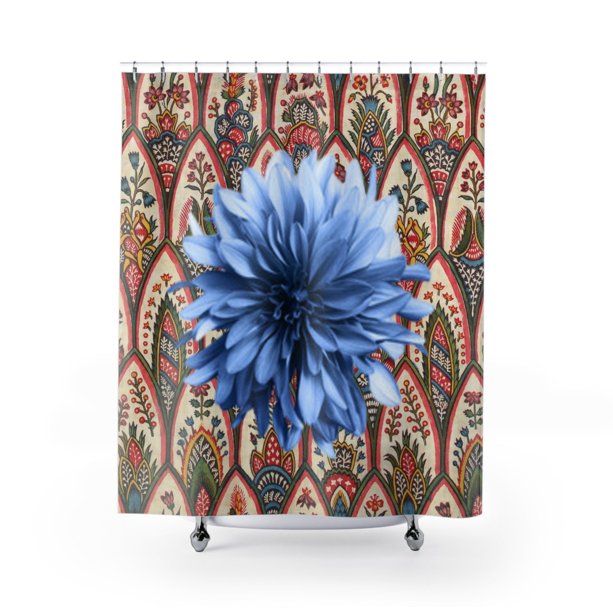 Bohemian Floral Arch Shower Curtain