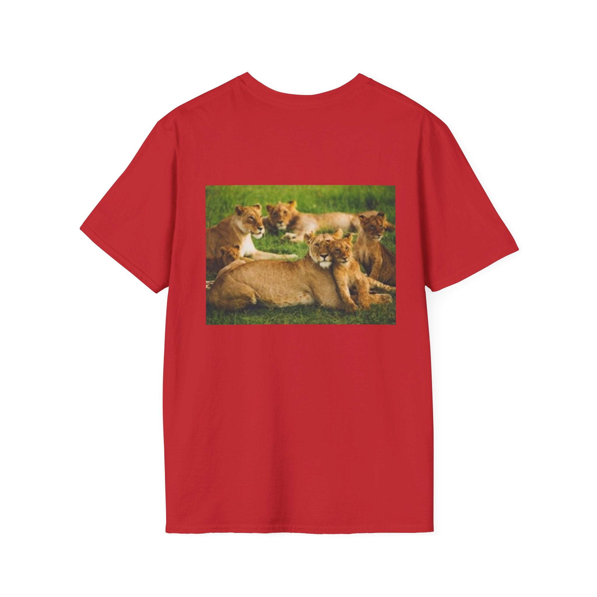 Lion Portrait T‑Shirt — Majestic Lion Face & Pride Photo Tee