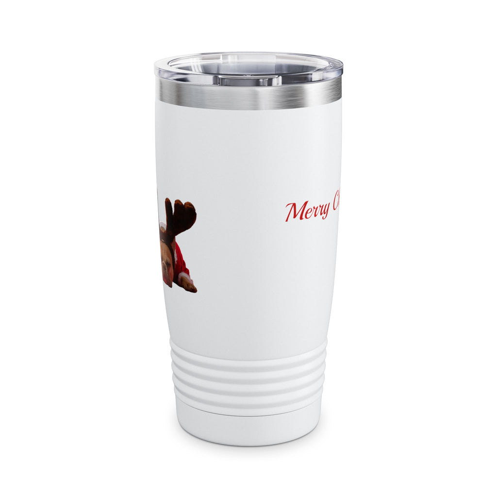Vintage Santa 20oz Tumbler — Merry Christmas Travel Mug