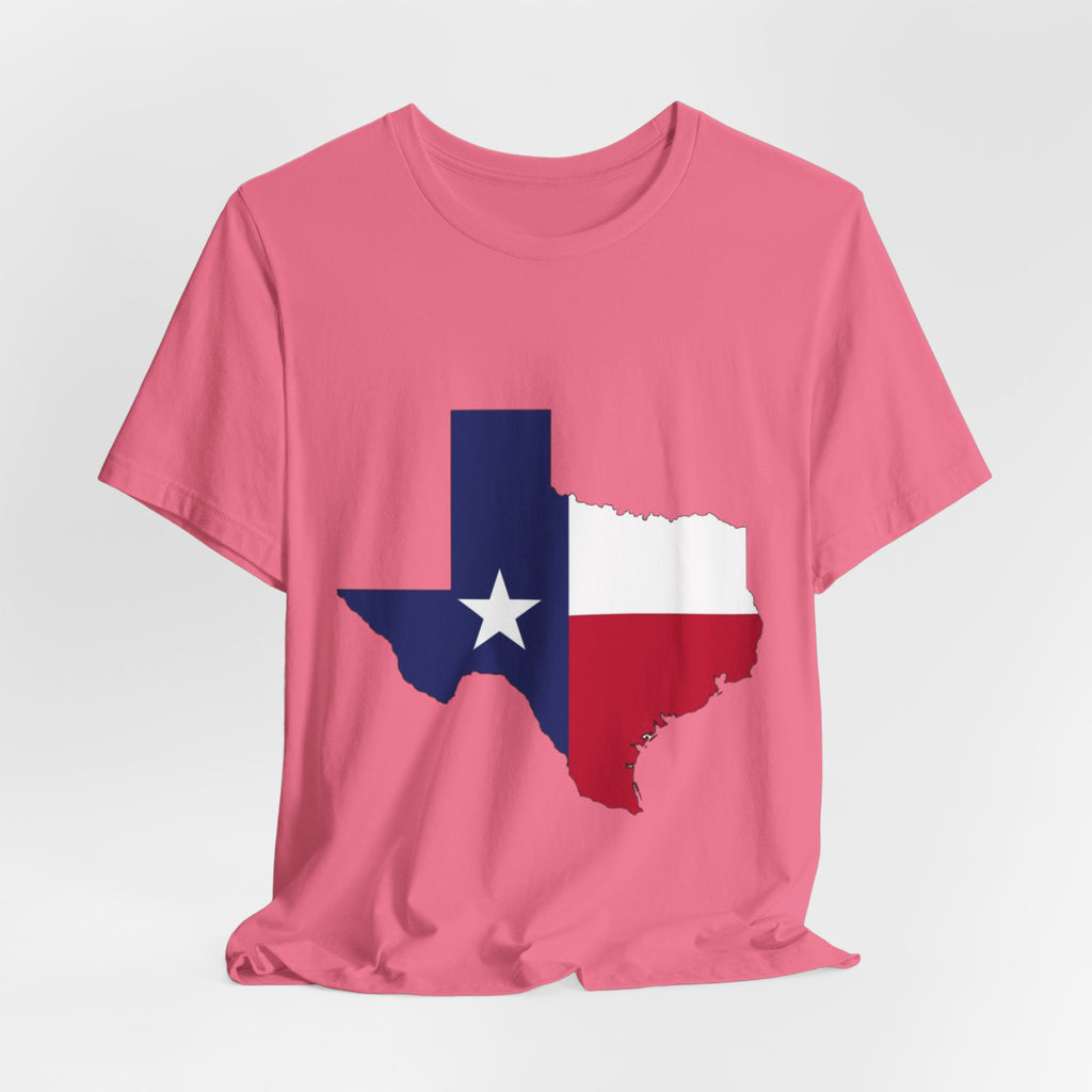Texas Flag T-Shirt — Texas State Outline with Lone Star