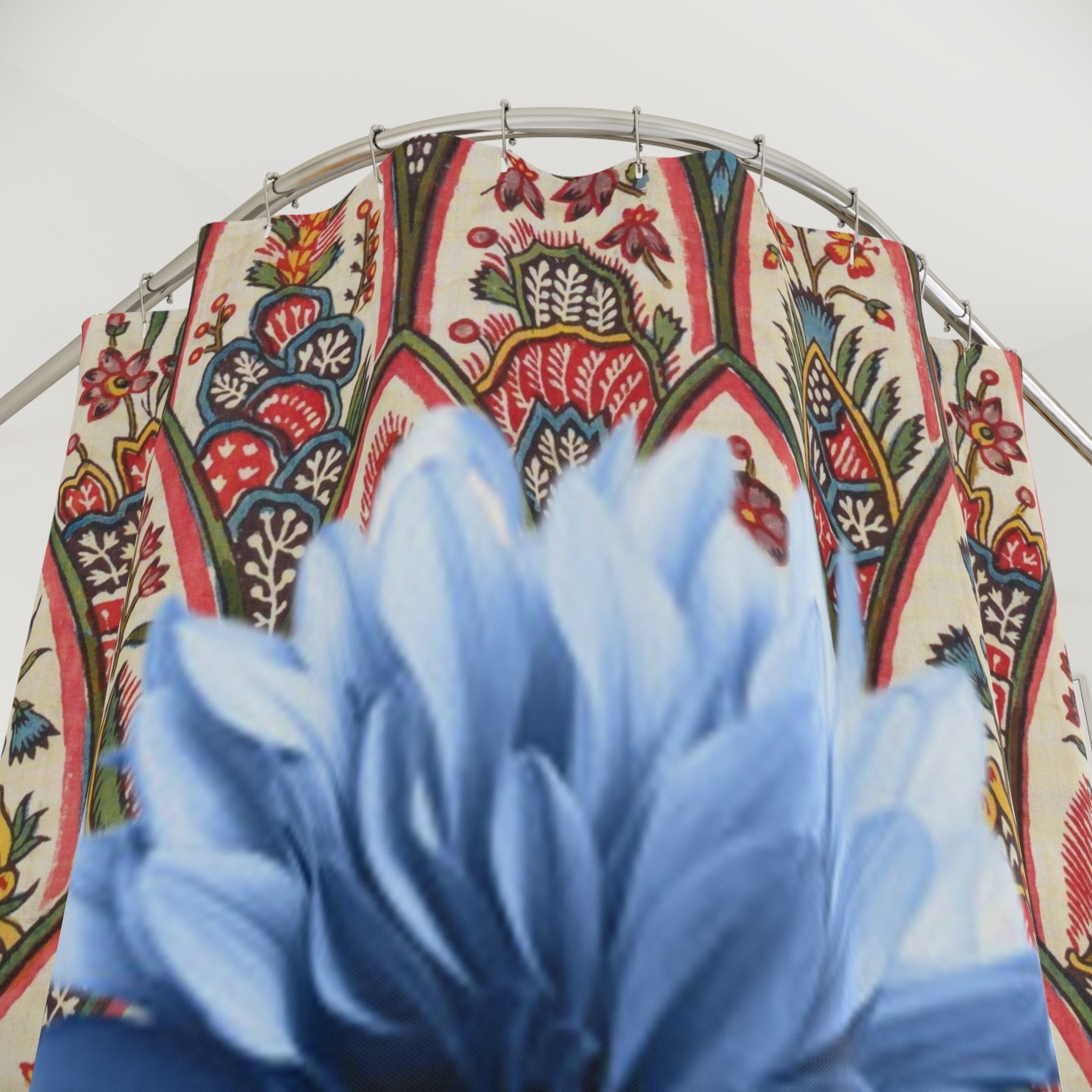 Bohemian Floral Arch Shower Curtain