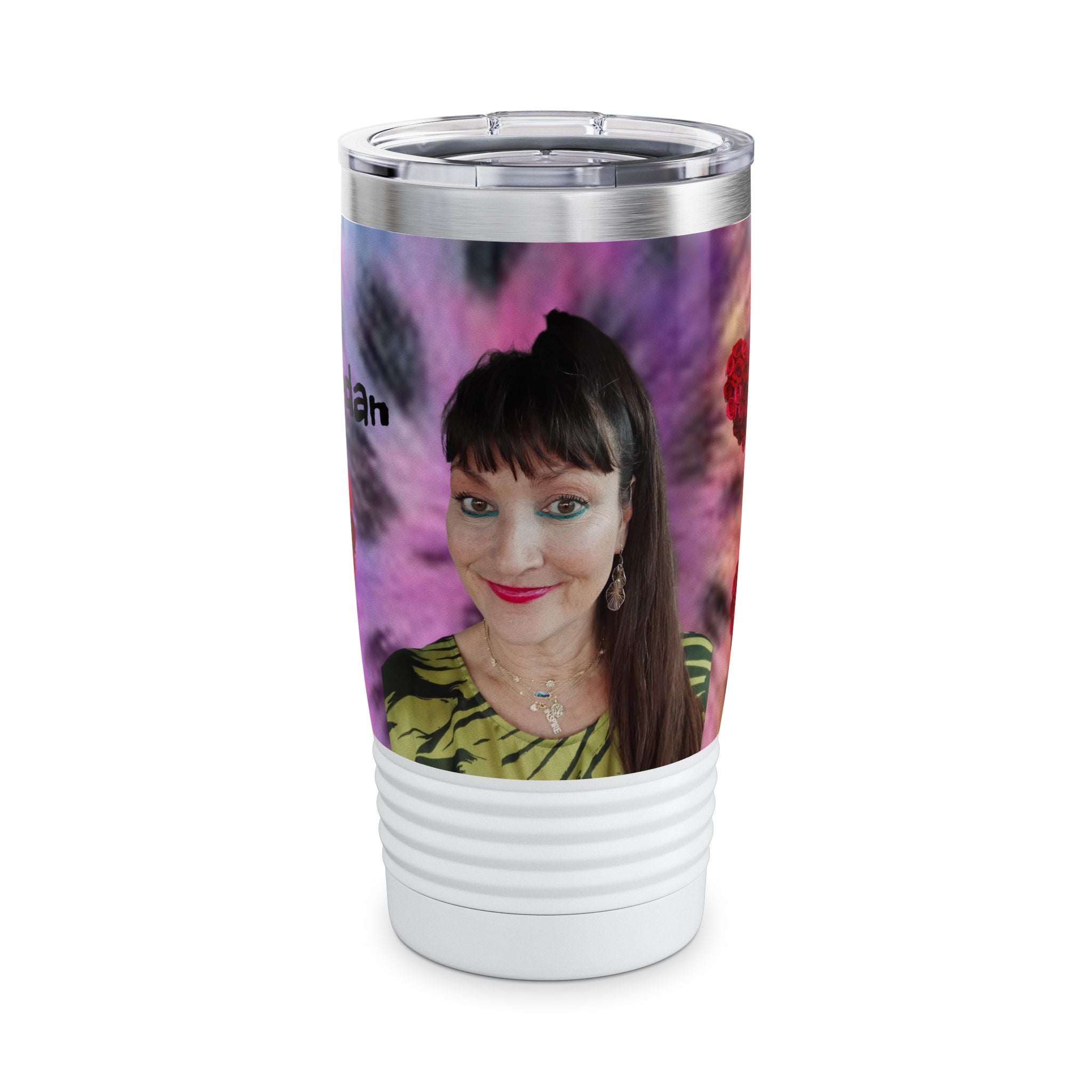 Mary Jordan Tumbler — Custom 20oz Ringneck Travel Mug with Name & Heart Design