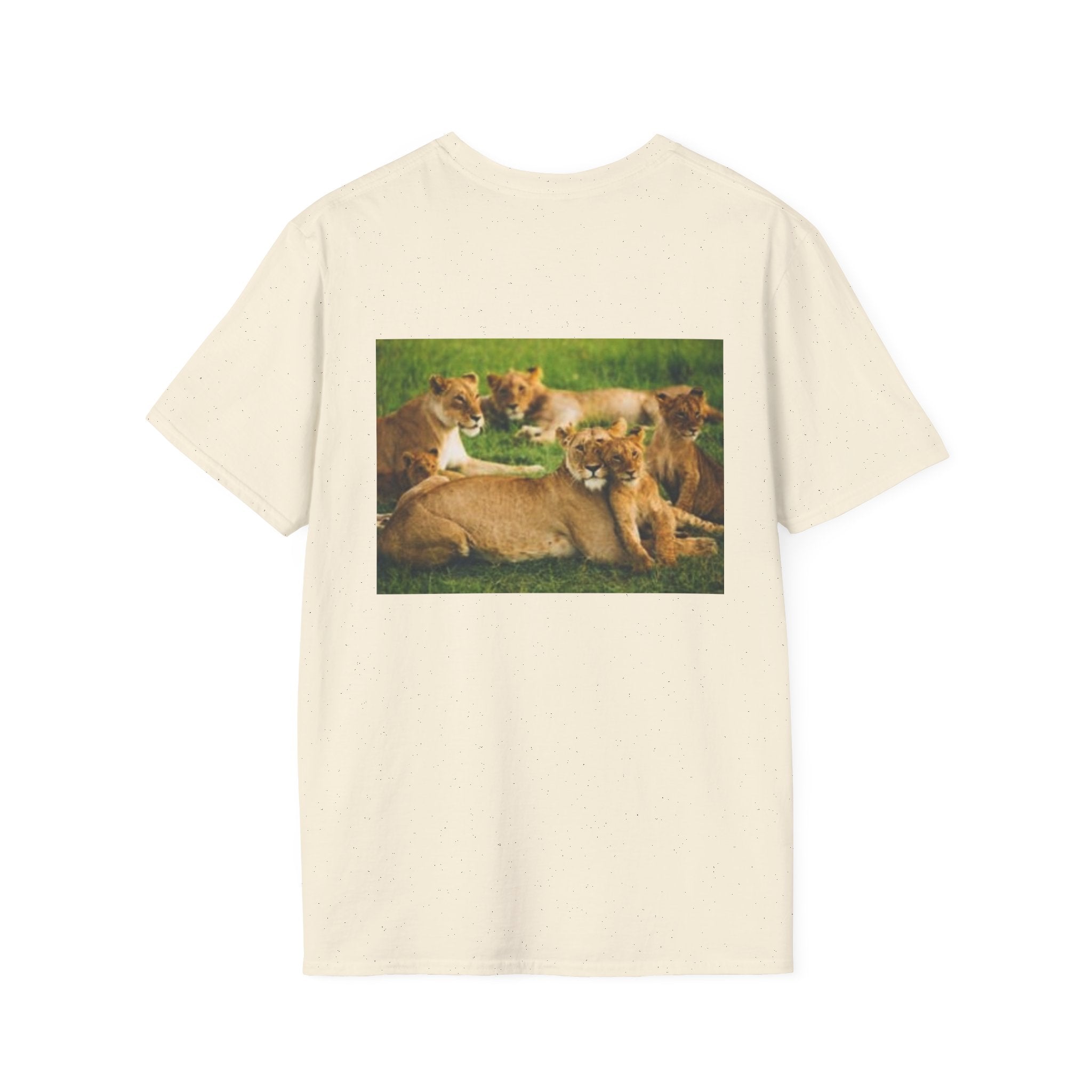 Lion Portrait T‑Shirt — Majestic Lion Face & Pride Photo Tee