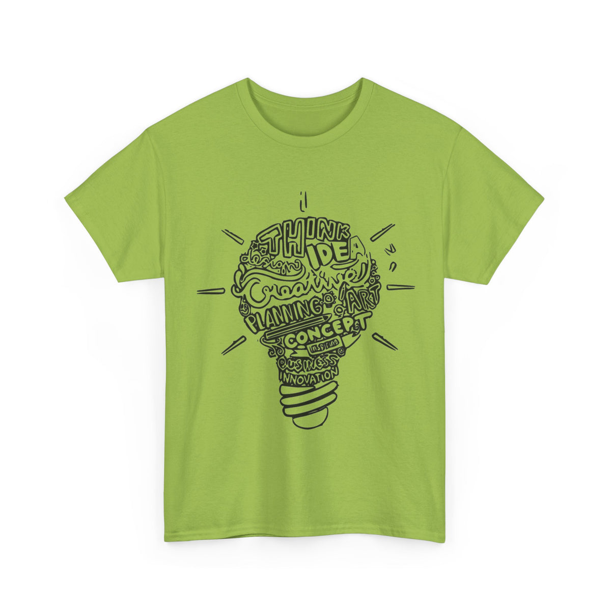 Idea Bulb T-Shirt – Creative Concept & Planning Lightbulb Design