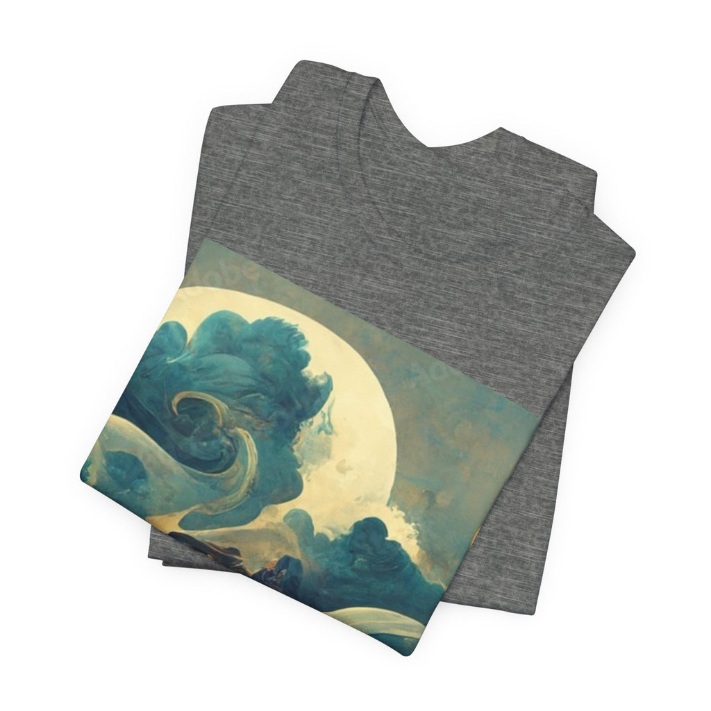 Lunar Dreamscape Tee — Moonlit Waves of the Ocean Fantasy Art T-Shirt