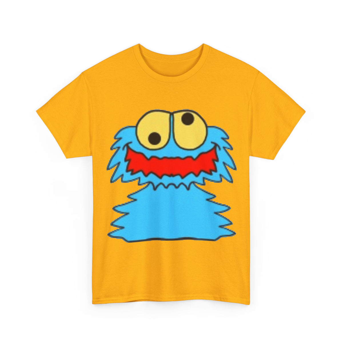 Silly Cookie Monster Unisex Heavy Cotton Tee