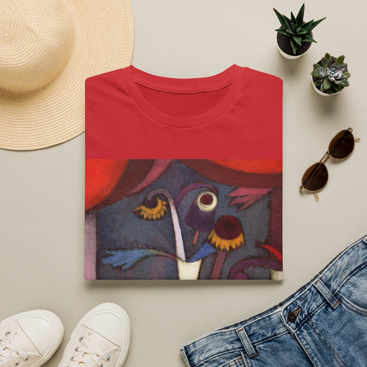 Sunflowers in a Clay Pot Unisex Softstyle T-Shirt