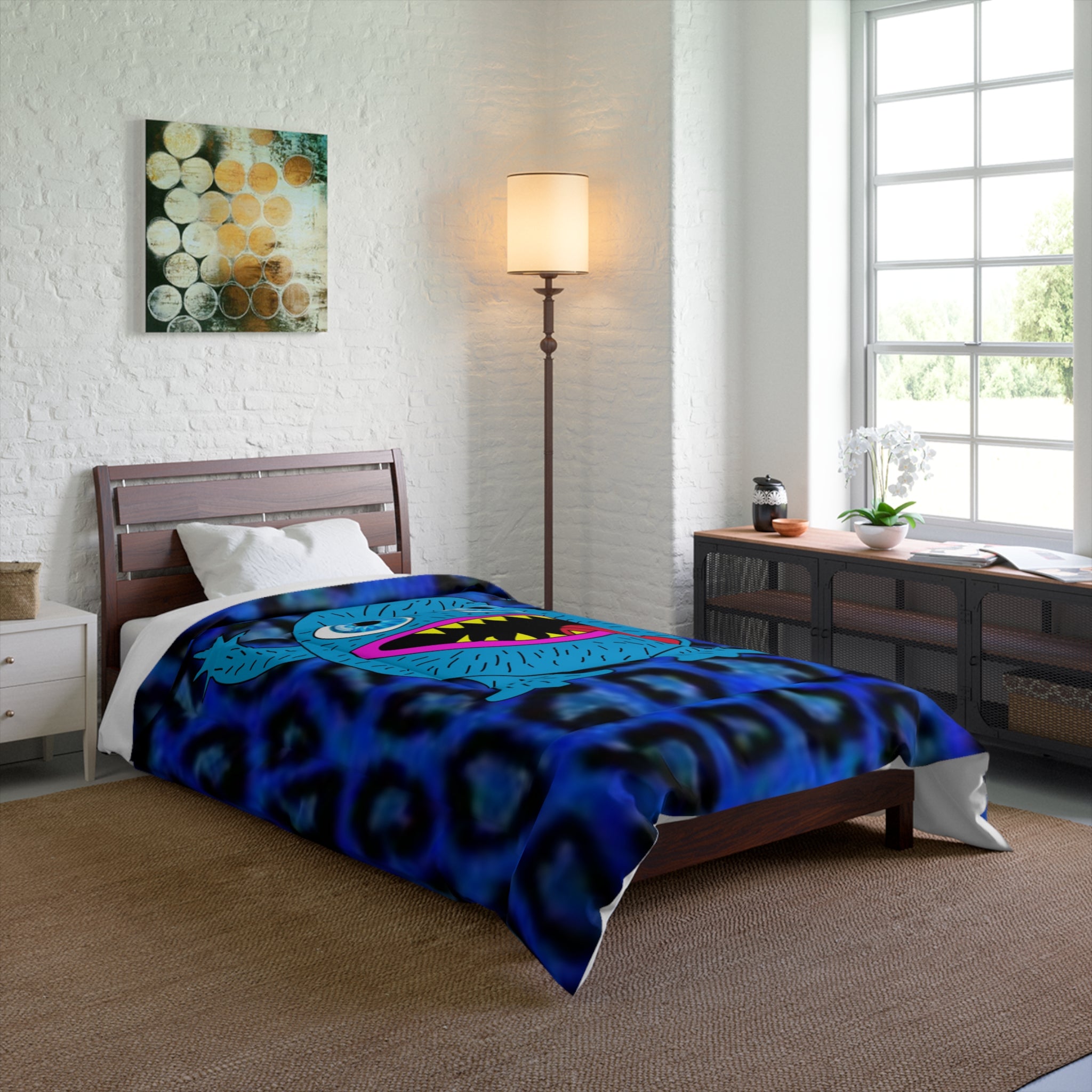 White Down-Alternative Comforter - Lightweight Cozy Bedding for All Seasons
